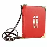 Well Read Handtasche im Buchmotiv für Literatur-Liebhaber, Leser und Bücherwürmer, Umhängetasche, Heilige Bibel, Small