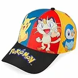Pokémon Kinder Baseball Cap Snapback Kappe Jungen Bucket Hat Mützen Fischerhut Jungen Mädchen Fischermütze Anglerhut Sonnenhut Pikachu (Mehrfarbig Figuren), Einheitsgröße