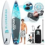 Stand Up Paddling Board | Bluemarina Mapuna 330x76x16 cm bis 200 kg | 𝟓 𝐉𝐀𝐇𝐑𝐄 𝐆𝐀𝐑𝐀𝐍𝐓𝐈𝐄 - SUP Board - Stand Up Paddle - Standup Paddle Board - Surfbrett aufblasbar (Mapuna 330x76x16)