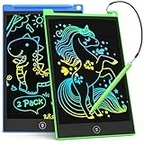TECJOE 2-Pack LCD Schreibtablett, 10-Zoll buntes Doodle Board für Kinder, elektronische Zeichnung Tablet Zeichnung Pads, Geschenke für 3–6-Jährige (Blau und Grün)