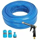 Gartenschlauch 10m, wasserschlauch, gartenschlauch flexibel für Zuhause, Garten, Autos, verschleiß- und reißfest, Auslaufsicher, Einfach zu lagern gartenschlauch 1/2, 3/4 zoll, Sprühschlauch