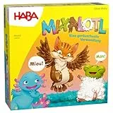 HABA Mixalotl – Lustiges Kinder-Ratespiel ab 4 Jahren – Tiere erkennen, Karten kombinieren & Laute nachmachen – Kartenspiel für 2-4 Spieler – 2012234001