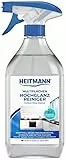 HEITMANN pure Multiflächen Hochglanzreiniger | Kraftvoll gegen Fett & Fingerabdrücke | Streifenfrei auf Glas, Möbel & Hochglanzoberflächen | 2in1 Formel | 500 ml