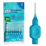 TePe Interdentalbürste, Original, Blau, 0,6 mm/ISO 3, 8 Stk., Plaque-Entfernung, effiziente Reinigung der Zahnzwischenräume, für mittelgroße Lücken