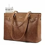 LOVEVOOK Laptop Handtasche Damen Tote Bag Groß