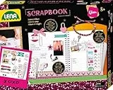 Lena 42331 - Bastelset Scrapbook groß, Komplettset mit Sammelalbum, Schloss, 22 Stickerbögen mit 370 Motiven, Fotoecken, Klammerschleifen und Zubehör für Armbänder, Kreativset für Kinder ab 8 Jahre