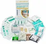 General Medi Erste Hilfe Set - 160 Stück Erste-Hilfe-Nachfüllset für Haus, Auto, Reise, Büro, Sport, Wandern, Camping, Rettung