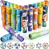 iKeelo 24 Stück Klassisches Kaleidoskope Kinder, Kindergeburtstag Gastgeschenke, Retro Kaleidoskop Mitgebsel für Kindergeburtstag, Weihnachten, Schule und Klassenzimmer Preise