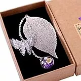 Toirxarn Metallblatt Lesezeichen mit Schmetterling Kristall Anhänger - Personalisiertes Geschenk für Mädchen, Frauen, Mütter, Schwestern, Lehrer und Buchliebhaber - Ideal für Muttertag und Geburtstag