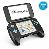 TNP New Nintendo 2DS XL-Handgriff - Schutzhüllenhaut Gummi-Controller-Griffhülle Ergonomischer Komfort Anti-Rutsch-Griff Konsolengriff mit Kick-Ständer für das neue Modell Nintendo 2DS XL LL 2017