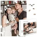 MJARTORIA Personalisiert Puzzle Selbst Gestalten 35 70 120 200 300 500 1000 Teile, Fotopuzzle mit Eigenem Bild Text Namen Geschenk für Erwachsene Jungen Mädchen Kinder