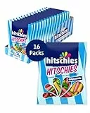 Hitschies Original Mix - Fruchtig-knackige Kaubonbons mit Softem Kern - Erdbeere, Apfel, Kirsche, Zitrone & Himbeere - Glutenfrei & Halal - 16 x 150g
