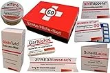 quacksalberei Erste Hilfe Set, Witziger Sanikasten zum 60. Geburtstag (8-teilig)