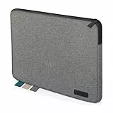 sølmo I Design Laptoptasche 13-13.3 Zoll, Laptophülle 13,3 Zoll, Stoßfeste Notebooktasche kompatibel mit 13' MacBook Air, MacBook Pro 13, 12.3 Surface Pro, MacBook Air M1 Hülle, Grau