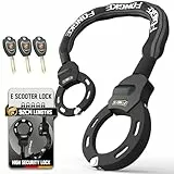 Schloss für E Scooter, Handschellenschloss, Sicherheitsschloss für E Scooter Segway Ninebot, Xiaomi, NIU und Andere Elektroroller