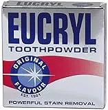Eucryl Toothpowder Original Powerful Stain Removal 50gx2 by Eucryl