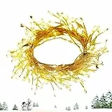 Lichterkette Fee - LED- aus Kupfer, 300 cm, batteriebetrieben, weißes Funkeln, wasserdicht, Weiß | Firefly Starry dekorative Partyzündung für den Innen- und Außenbereich, Schlafzimmer