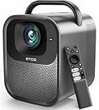 Smart Beamer 4K Heimkino Portable Projektor mit Google TV/Autofokus/Trapezkorrektur, WiFi Bluetooth Full HD 1080P ETOE Seal Pro 1000 ANSI Beamer Handy Outdoor, 200' Display/Sprachsteuerung Projektor
