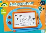 Lena 65696 - Zeichentafel, magische Tafel ca. 20 cm, Zaubermaltafel 2 fach sortiertZauberzeichner für Kinder ab 3 Jahre