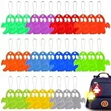 33 Stück Reflektoren Anhänger: Geist Reflektierender Anhänger Kinder 11 Farben, Sicherheits Reflektor Anhänger, Reflektierende Geist Anhängers für Schultasche Kleidung Rucksack Radfahren Gehen Laufen