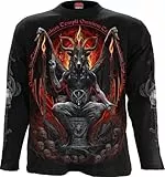 Spiral Baphomet Männer Langarmshirt schwarz XL 100% Baumwolle Basics, Horror, Rockwear