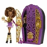 Monster High Skulltimate-Secrets-Set aus Puppe und Accessoires, Hauntlywood Mysteries Clawdeen Wolf mit zauberhaftem Kleiderschrank und über 19 modischen Überraschungen wie Puppenkleidung, JBG80
