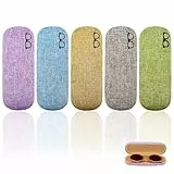 FZSECRIU 5 Stücke brillenetui hardcase，brillenetui damen sonnenbrille，sonnenbrillen etui，glasses case,sonnenbrille，brillen etui
