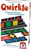 Schmidt Spiele 51410 Qwirkle, Spiel des Jahres 2011, Bring mich mit Spiel in Der Metalldose, Weiß