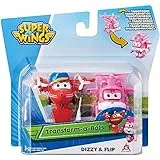 Super Wings AUL-710811 GREAT WINGS BINARY TRANSFORMING FIGUREN (Flip Dizzy)