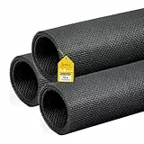 fowong 3 Stück Fliegenschutzgitter, 120x120cm DIY Fenster Fliegengitter Insektenschutz aus hochwertigen Materialien Zuschneidbar und feinmaschig für Balkontür Wohnzimmer Terrassentür Schwarz