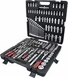 KS Tools 918.0216 1/4'+3/8'+1/2' CHROMEplus Steckschlüssel-Satz, 216-tlg