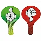 SEWACC Geste Wahlpaddel Daumen Hoch Daumen Runter Klassenzimmer-Wahlpaddel Grüne Rote Paddel Zum Wählen
