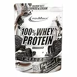 IronMaxx 100% Whey Protein Pulver 500g - Cookies und Cream | Cremiger Eiweißshake mit BCAAs & EAAs | High Protein, Low Carb & zuckerarm | Ideal für Muskelaufbau & Fitness Design kann variieren