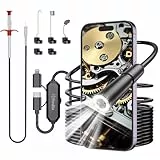 Ferdiiz 1920P HD Endoskopkamera mit Licht, IP67 Wasserdicht Inspektionskamera für iOS & Android, Rohrkamera Handy mit 160cm Krallengreifer für Abflussreinigung - 5M