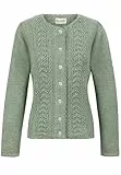 Stockerpoint Strickjacke Mabella I Größe 32-48 I Damen Jacke in elegantem Design mit Zopfmuster & Perlmuttknöpfen I Bequem & warm I Perfekt für Trachten & Festlichkeiten