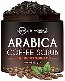 Körperpeeling O Naturals, extrem energierend mit Arabica-Kaffee – 250 ml – Salz aus dem Toten Meer für alle Hauttypen
