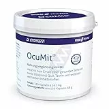 OcuMit®, 120 Kapseln, Nährstoffbedarf für die Sehkraft, Taurin, Ubiquinol Coenzym Q10, alpha-Liponsäure, Vitamin B3, Lutein, Zeaxanthin, etc. - hohe Bioverfügbarkeit, vegan, mse, Dr. Enzmann…