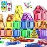 Coodoo Magnetische Bausteine für Kinder,STEM-Magnetblöcke,Sensorisches Spielzeug,Kleinkindspielzeug,Bauspielzeug,Mini-Magnetbausteine ​​für den Unterricht Geschenk Jungen und Mädchen ab 3 Jahren