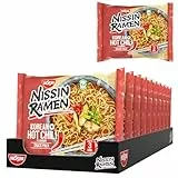 Nissin Ramen - Korean Hot Chili, 10er Pack, Instant-Nudeln asiatischer Art, nach koreanischen Rezeptur, schnell & einfach zubereitet, asiatisches Essen (10 x 65,2g)
