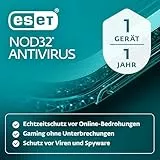 ESET NOD32 Antivirus 2026 | 1 Gerät | 1 Jahr | inklusive Gamer-Modus, Schutz vor Ransomware und Phishing, geringe Systembelastung | Windows, macOS| Offizieller deutscher Aktivierungscode per E-Mail