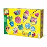 SES Creative | Gipsfiguren Set für Kinder | Bastelset mit Formen, Gips & Farben | Gießen und Bemalen Figuren | Kreatives Spielzeug ab 5 Jahre | DIY Set für Zuhause | Geschenkidee Kinder Kreativ