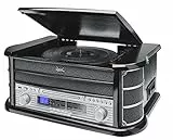 Dual 37714 NR 4-1 Nostalgiekompaktanlage, Schwarz