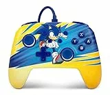 Verbesserter Kabelgebundener PowerA Controller für Nintendo Switch –Sonic-Boost, Gamepad, Game-Controller, Kabelgebundener Controller, Offiziell Lizenziert