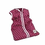 Bayer Chic 2000 792 29 Puppen-Schlafsack für Babypuppen, Brombeere, lila, rosa, 45 x 27 x 2 cm