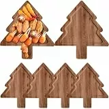 Ziliny Weihnachts-Vorspeisen-Platte, 30,5 cm, Akazien-Serviertabletts und -platten, Holz, Charcuterie-Brett, Tablett, Snack, Dessert, Süßigkeiten, Teller für Weihnachten, Küche, Geschenke