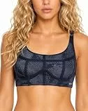 Diesel Damen Longline-Bra BH mit Bügel (DE/NL/SE/PL, Alphanumerisch, M, Regular, Regular, Schwarz-Grau)