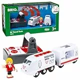 BRIO World 33510 IR Express Reisezug - Elektrische Lokomotive mit Fernsteuerung - Zubehör- Kleinkindspielzeug empfohlen ab 3 Jahren
