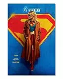 Pyramid International DC Comics Poster Supergirl | Movie Teaser Superheldinnen Wandposter mit Truth Justice Whatever Motiv | Fan Deko für Wohnzimmer, Büro & Sammler | 61 x 91,5 cm