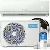 Split Klimaanlage 12000 BTU，4-in-1-Kältegerät mit Heizen, Kühlen, Entfeuchten und Lüften, bis 70㎡, Ultraleise, Fernbedienung & APP, 24h-Timer/Schlaf-/ECO-Energiesparmodus, inkl. Montagematerial
