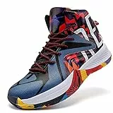ASHION Jungen Basketballschuhe Laufschuhe Mode Kinder Tennis Turnschuhe Mädchen Hallen Sportschuhe, Mehrfarbig, 37 EU